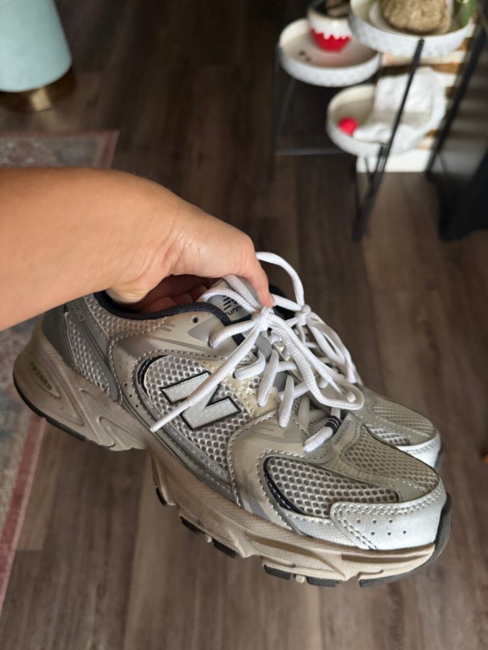 New Balance 530 Silver/White Sneakers - Fits Women's 7